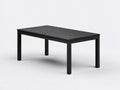 Table à manger extérieur 180×90×75 cm – noir – style contemporain pour balcon