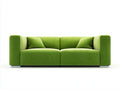 Canapé 2 places 190×85×82 cm – velours rose clair – style moderne salon