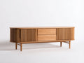Meuble TV 180×40×55 cm – bois naturel – style moderne salon