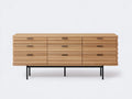 Meuble TV en bois clair 180×42×78 cm – salon style scandinave avec design épuré